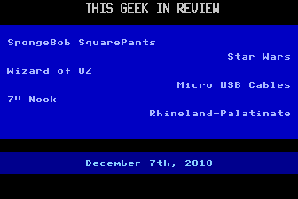 This Geek in Review for December 7th, 2018