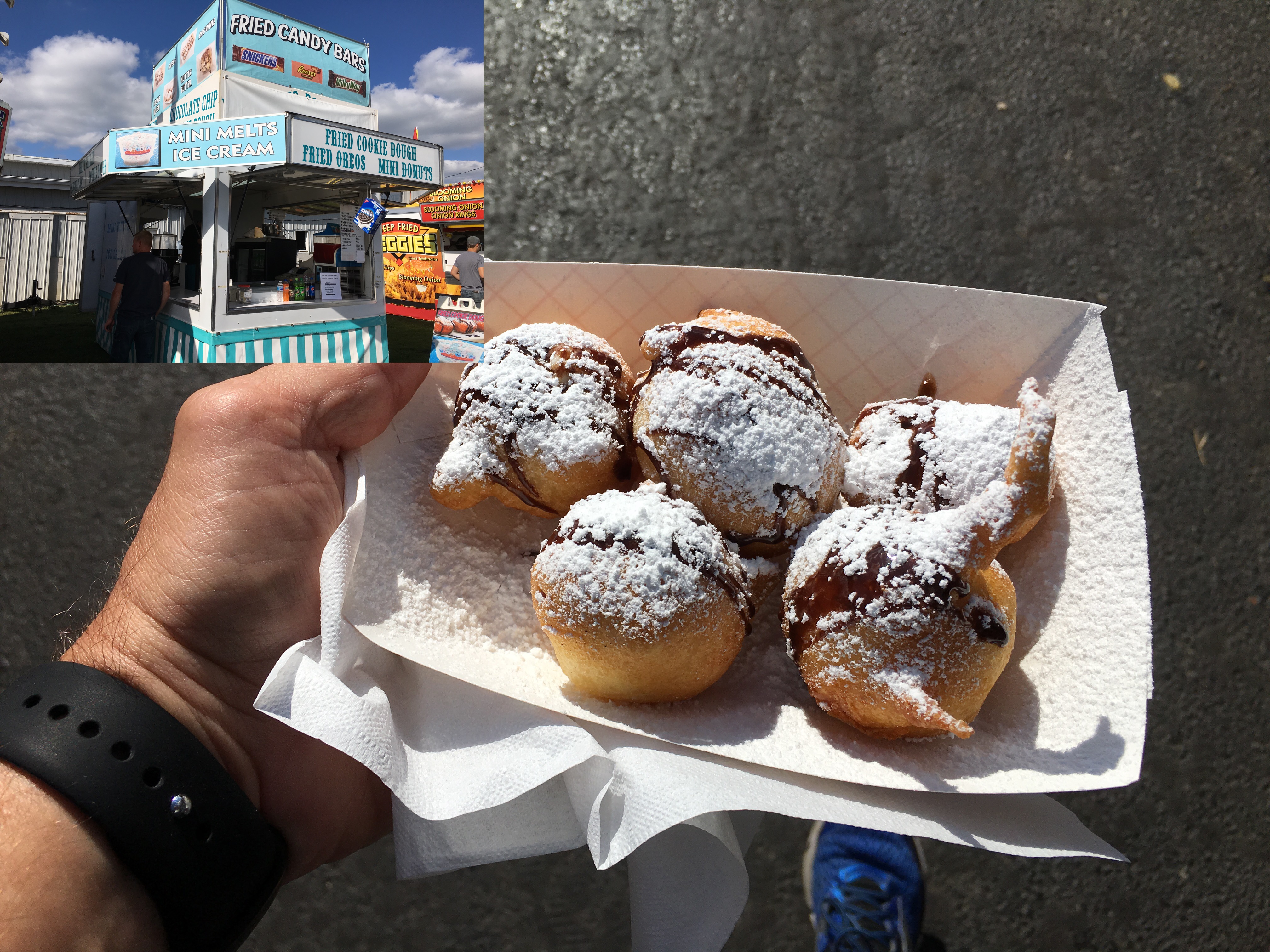 A little dessert, deep fried cheesecake #HCF19