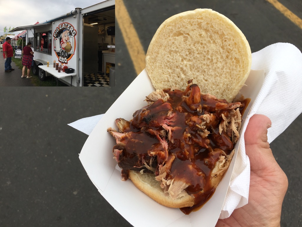 Pulled pork with sweet bbq! Supper time! #HCF19