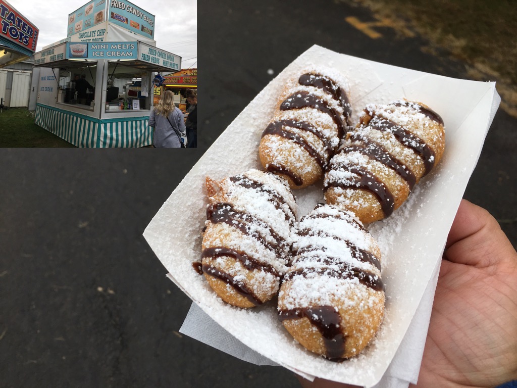 Last food of the fair, deep fried Nutter Butters! #HCF19