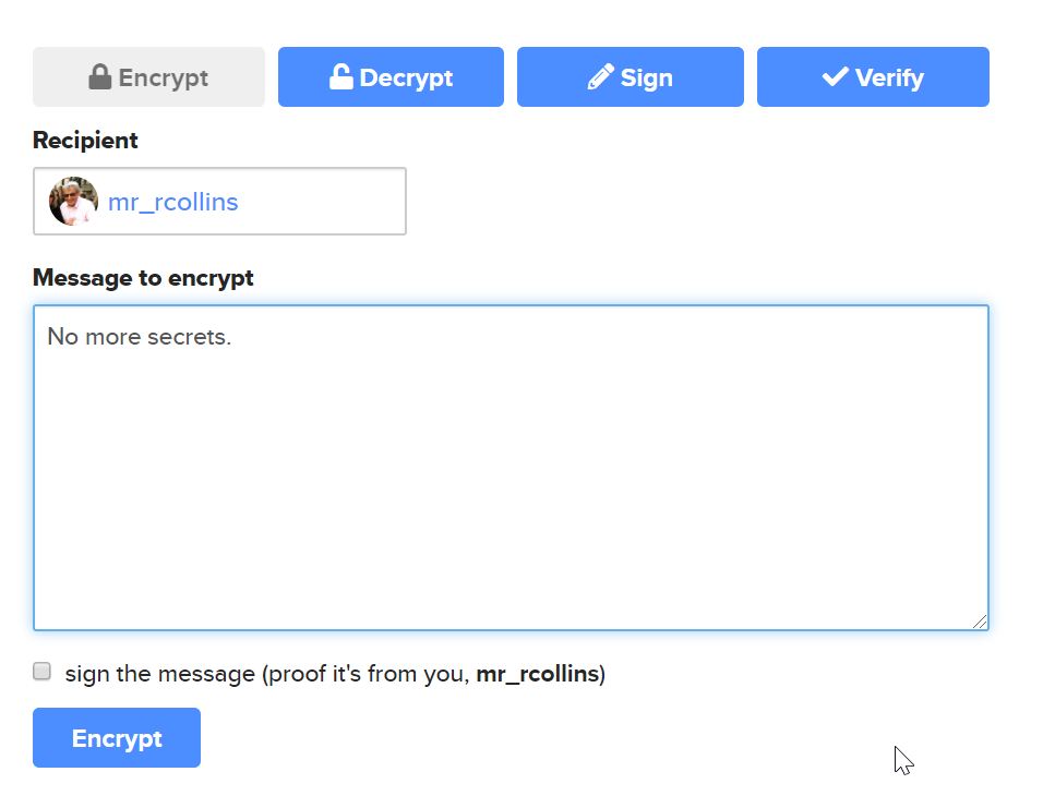 Keybase offers encrypted storage, encrypted instant messaging, teams support, and web hosting