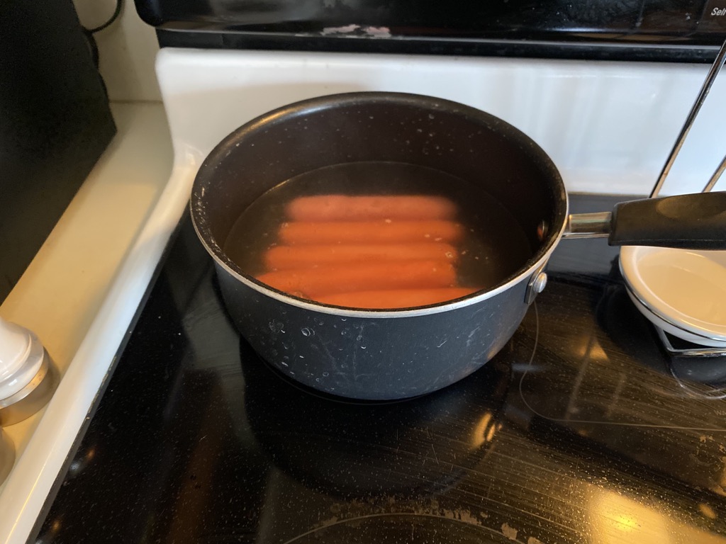 Hot dogs float when done, right?