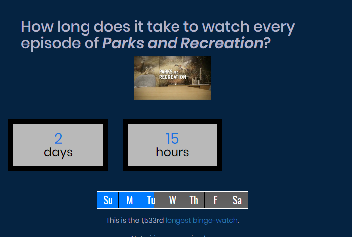 A new episode of Parks and Rec is coming this Thursday!