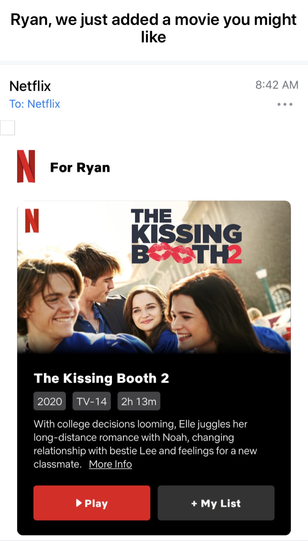 No Netflix, just no