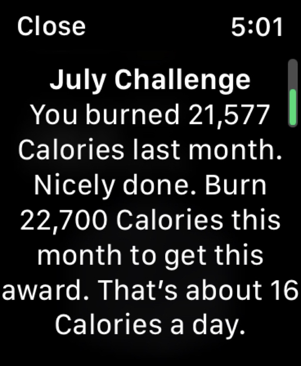 I’m pretty sure I’m going to be able to hit my Apple Watch July Challenge