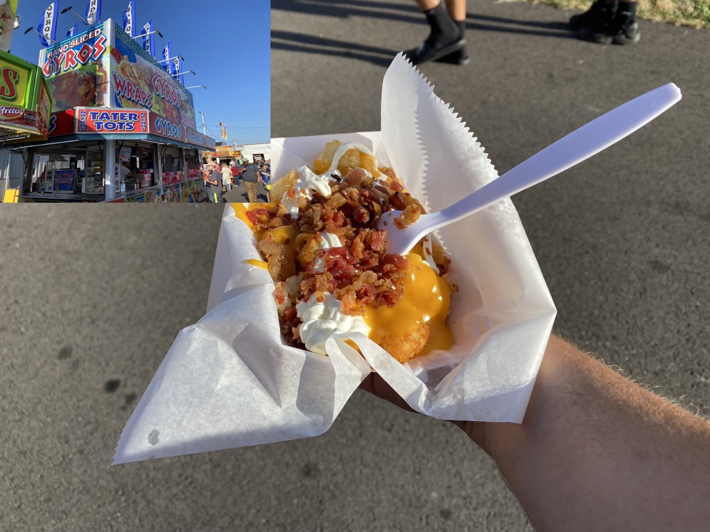 Loaded tots!!