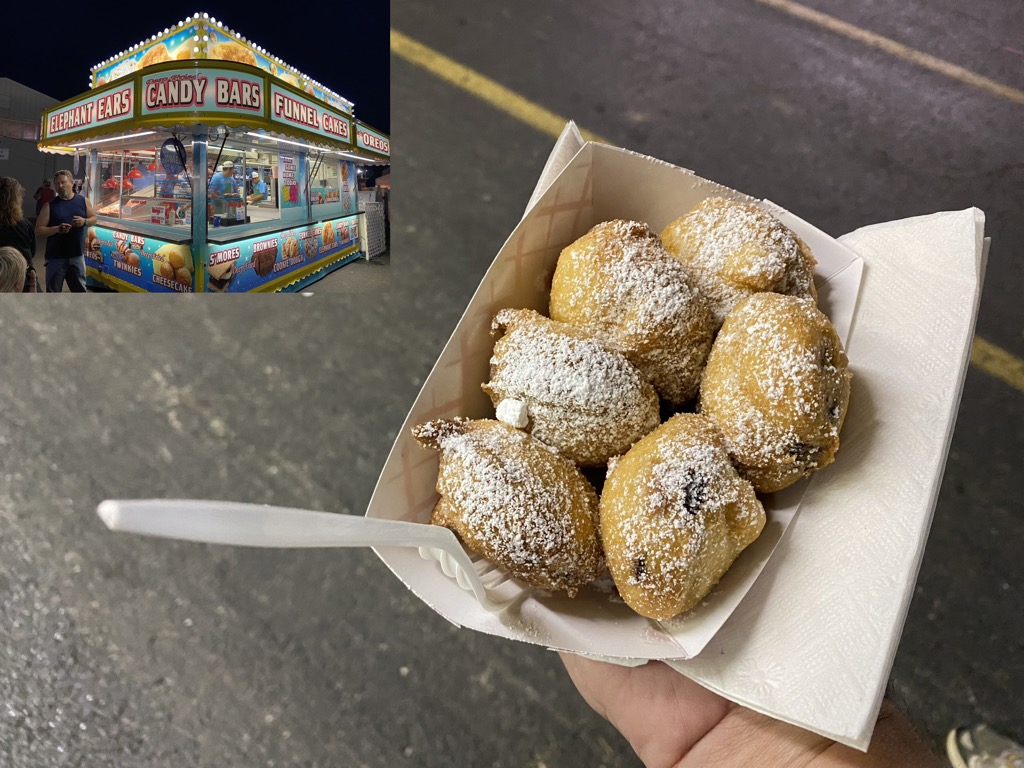 Deep fried Oreos to round out the evening. See what I did there?