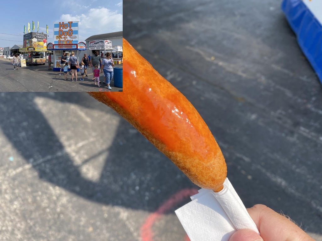 Finally, a corn dog!