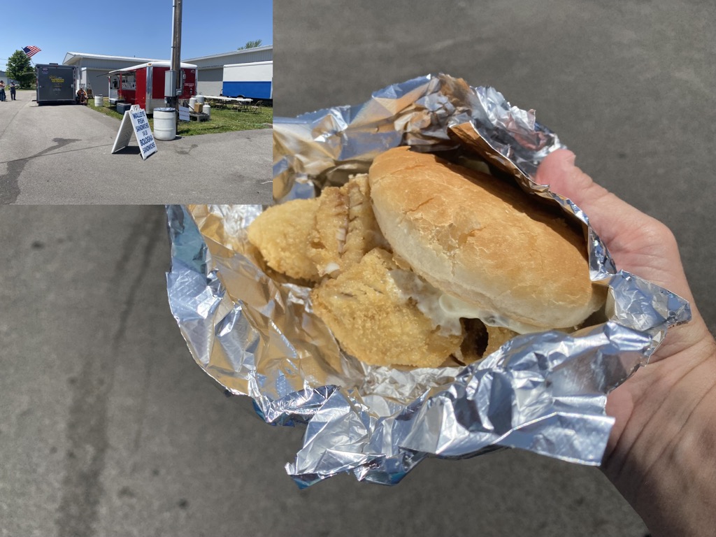 Fair food has come early thanks to the scooter swap meet!