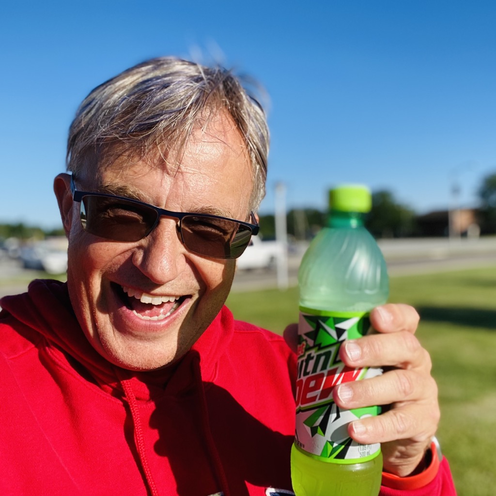 Hydrating before the KHS Alumni 5K! Finished at 26:13!