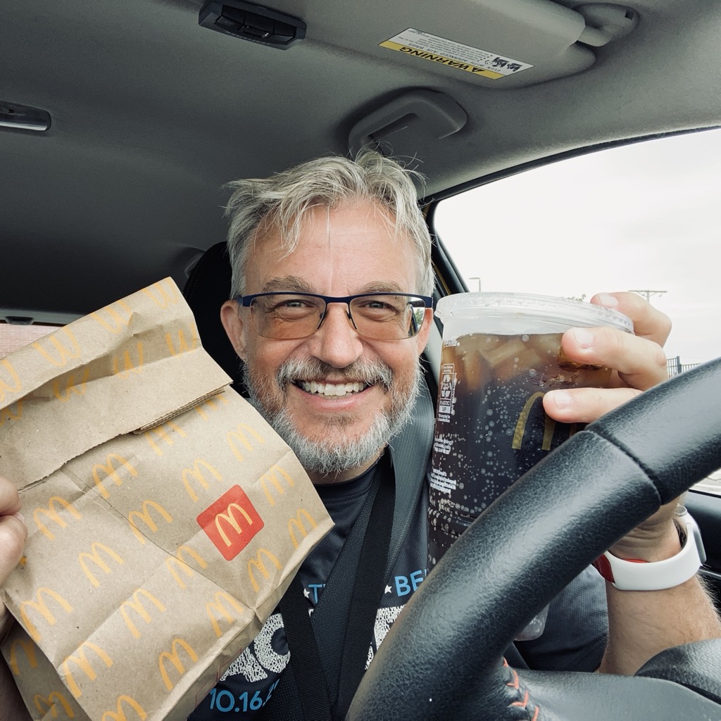 Post race meal! Thank goodness McDonald’s serves breakfast until 10:59am!