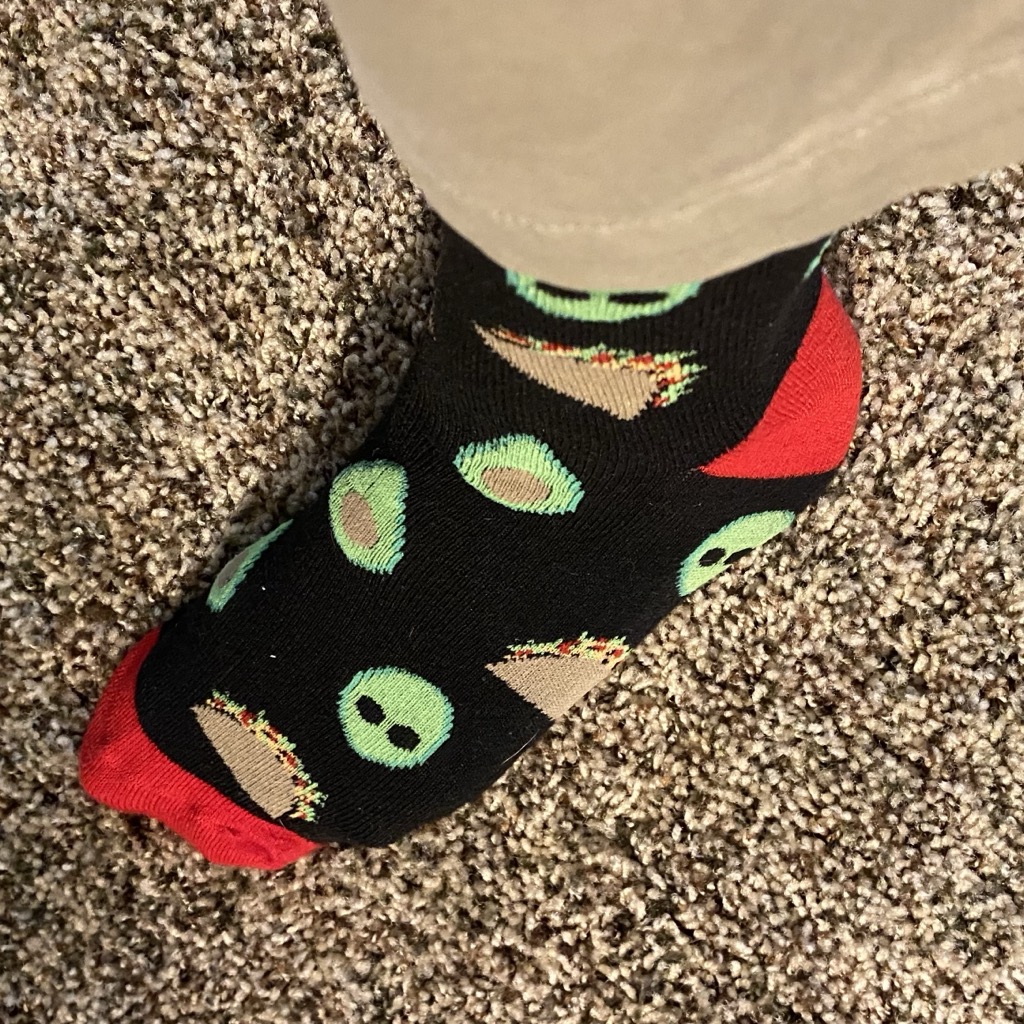 Fashion week continues with the ultimate socks for Taco Tuesday and National Taco Day #tacotuesday #nationaltacoday