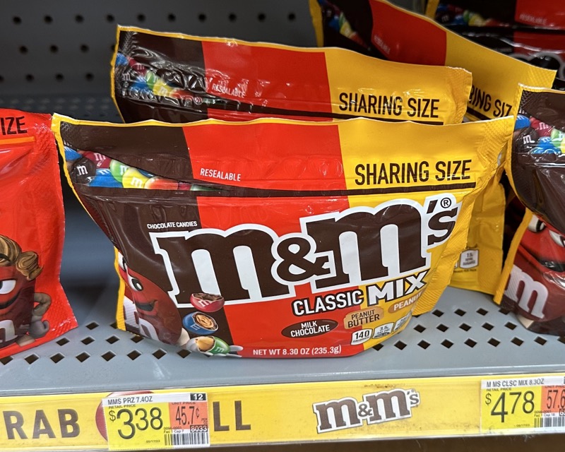 If I’m hungry while shopping, can I open a bag of M&Ms as long as I still scan the bag? Asking for a friend.