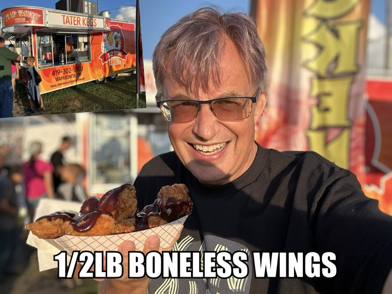 1/2lb boneless wings!