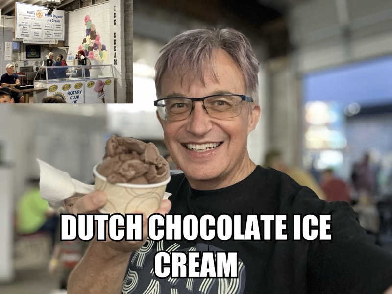 Dutch chocolate ice cream!