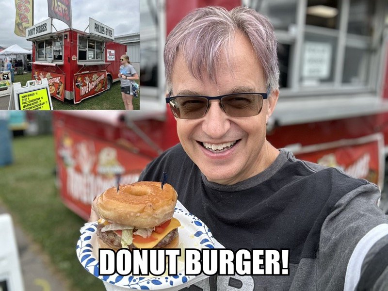 Donut burger!