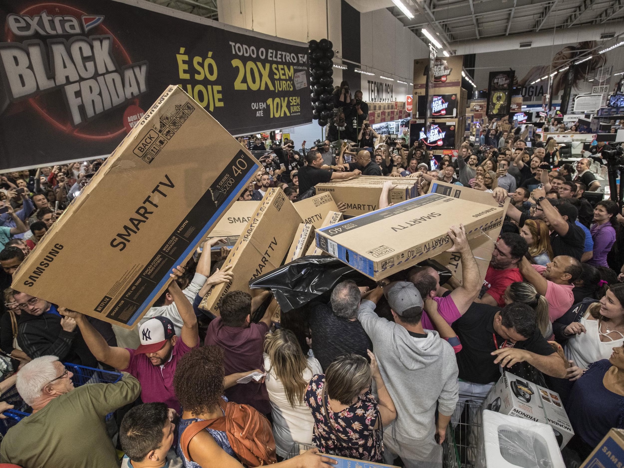 Did the cheapness of big screen TVs kill Black Friday?