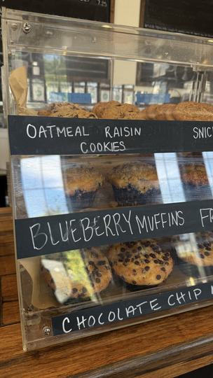 Blueberry muffins are one of my sources of fruit