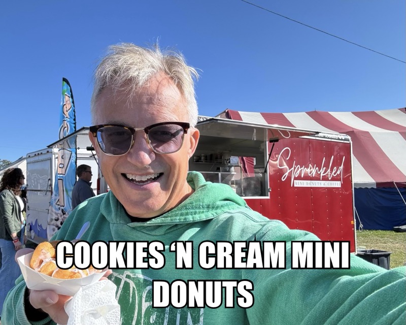 Cookies ‘n Cream mini donuts!