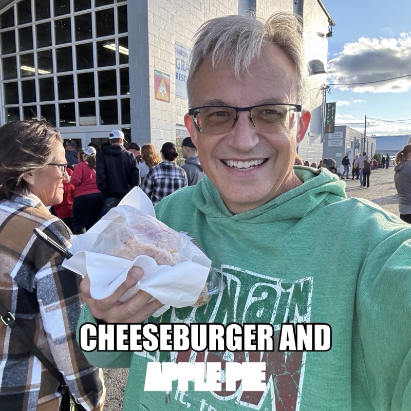 Cheeseburger and Apple Pie!