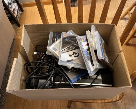 Latest donation to 80s Geek Can’t wait! I finally have a PlayStation newer than the PS2.