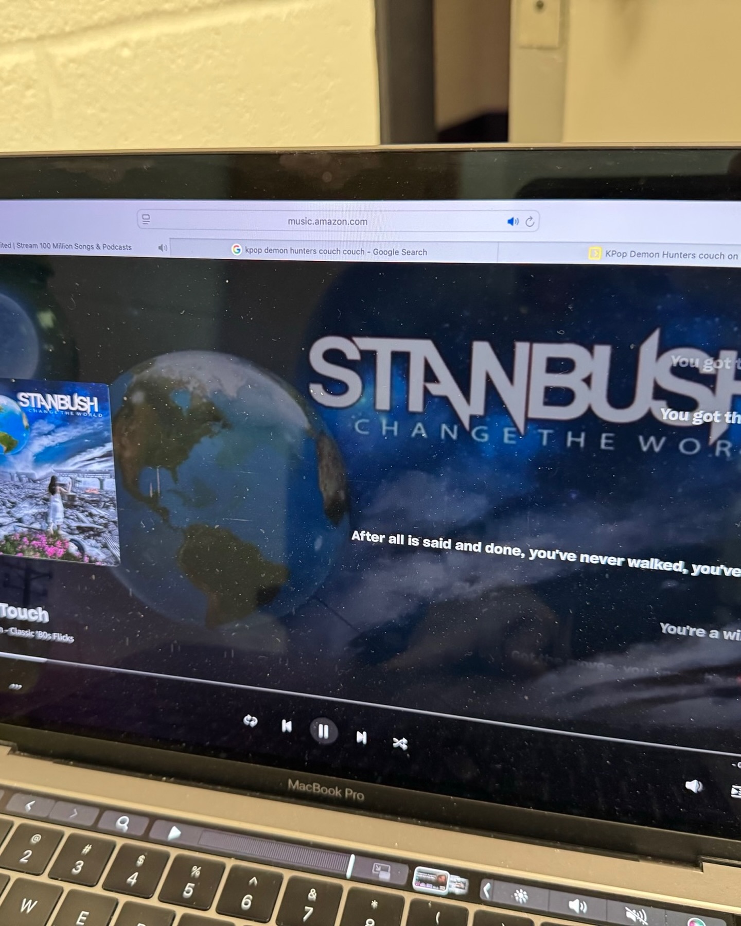 The Touch coming up is the most exciting thing that’s happened today, so far.