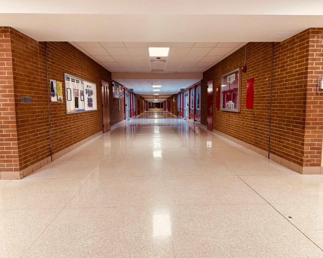 It doesn’t seem so long ago since I walked these hallways as a student and tomorrow will be the last day these hallways will ever be filled with students.