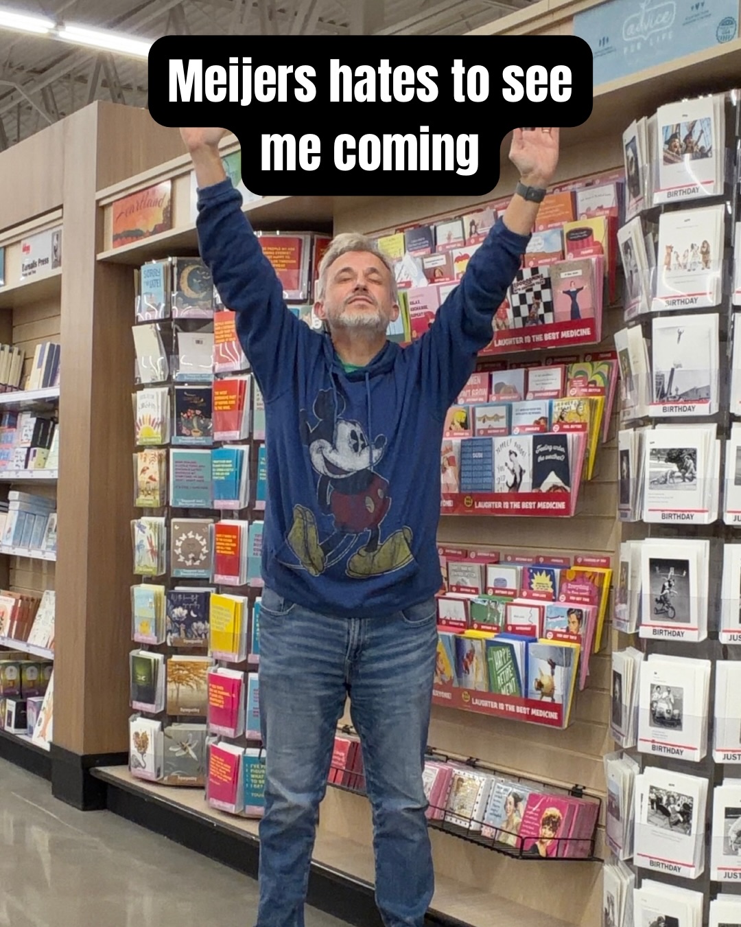 I want you to know what you’re going to get if I go shopping with you.